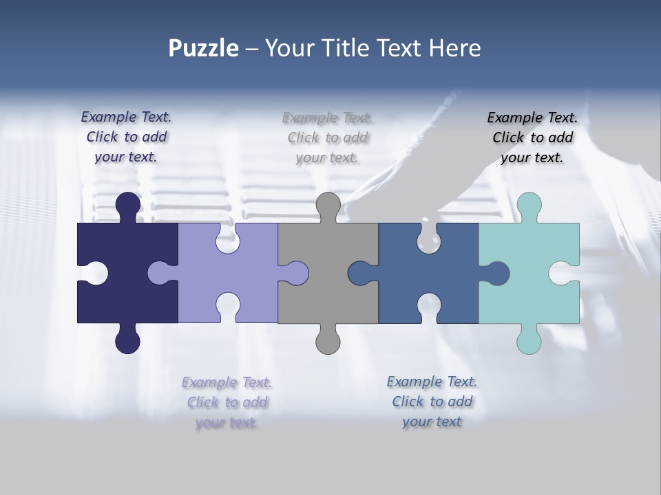 Keys Office White PowerPoint Template