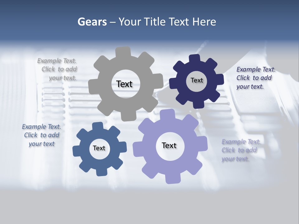 Keys Office White PowerPoint Template