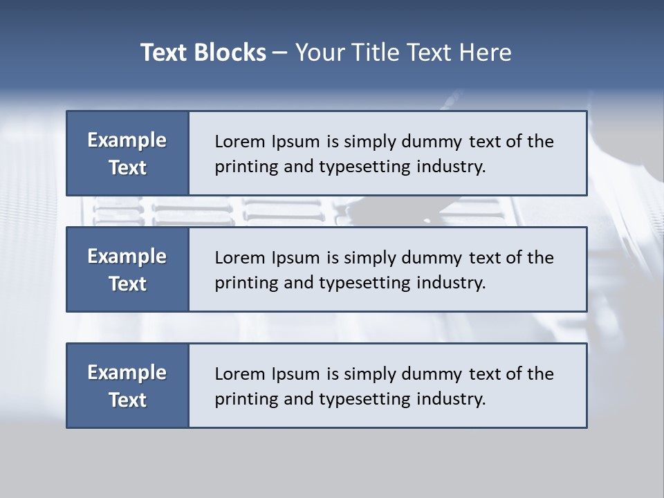 Keys Office White PowerPoint Template