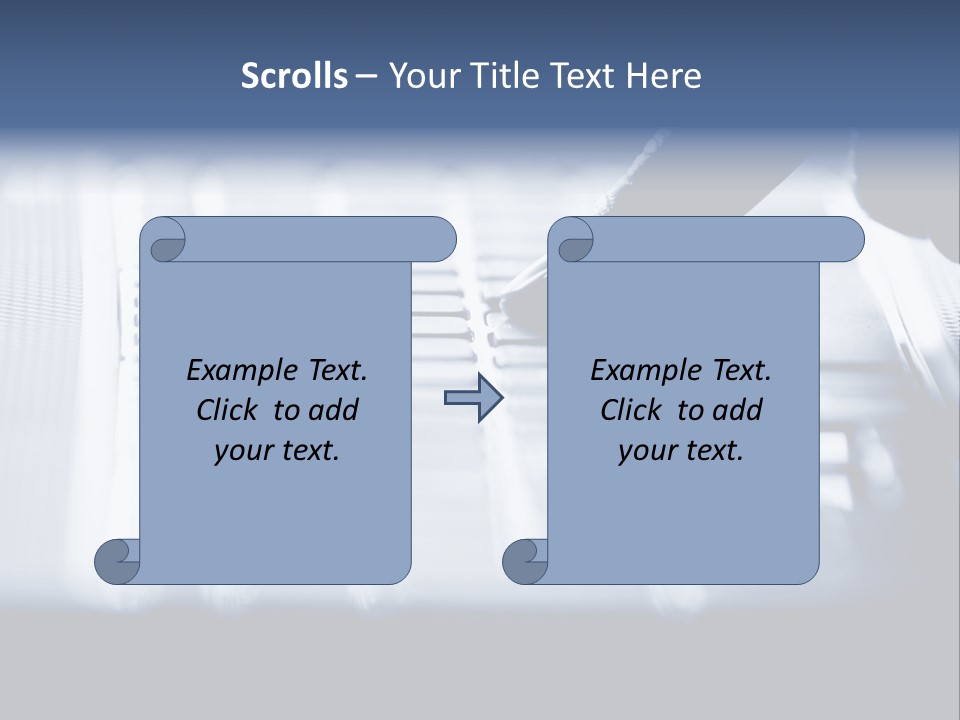 Keys Office White PowerPoint Template