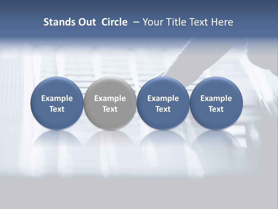 Keys Office White PowerPoint Template