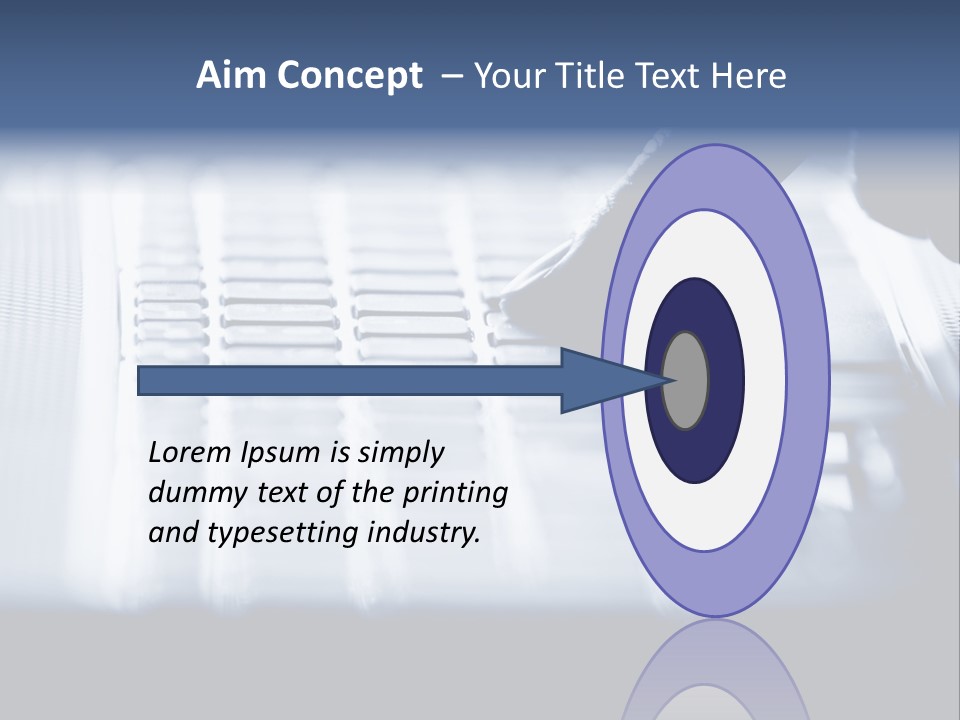 Keys Office White PowerPoint Template