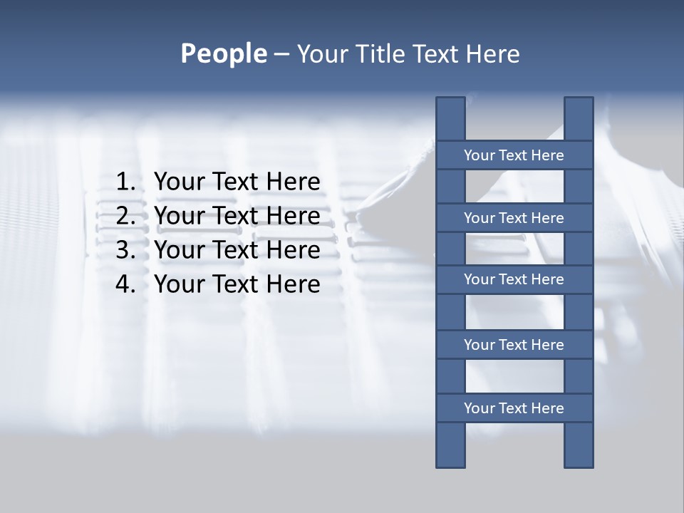 Keys Office White PowerPoint Template