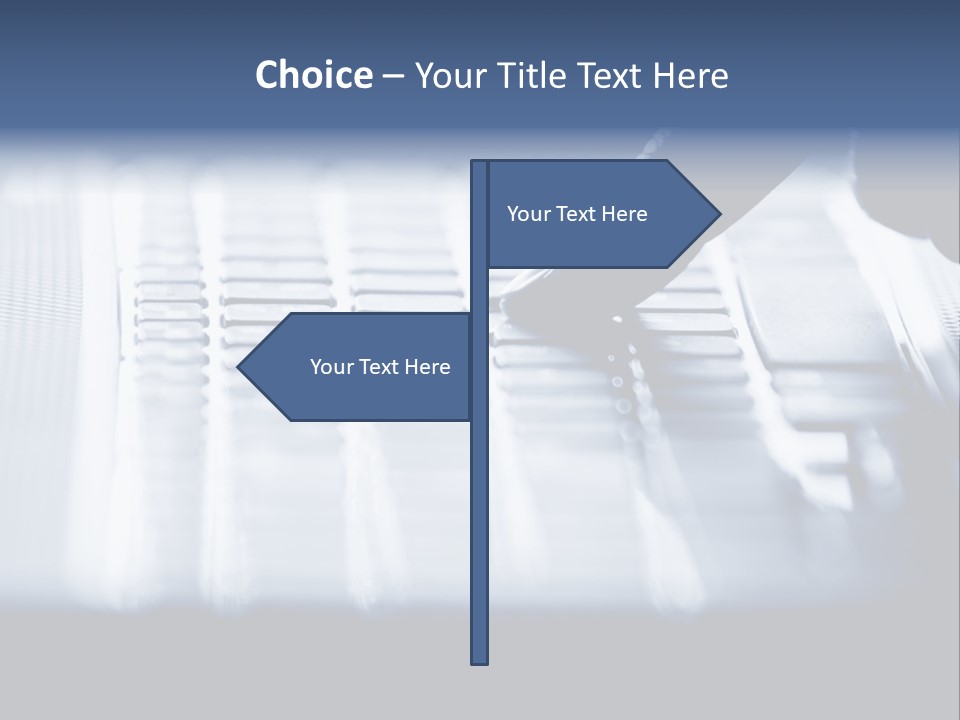 Keys Office White PowerPoint Template