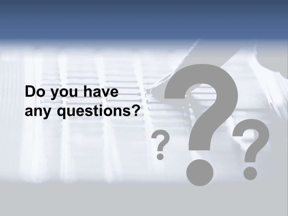 Keys Office White PowerPoint Template