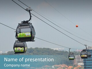 Urban Center Recreation PowerPoint Template