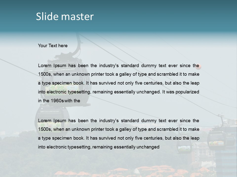 Urban Center Recreation PowerPoint Template
