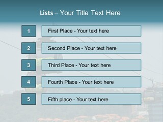 Urban Center Recreation PowerPoint Template