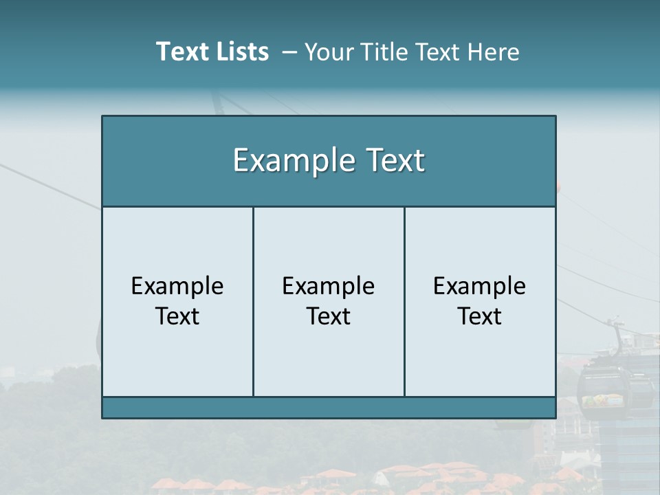 Urban Center Recreation PowerPoint Template