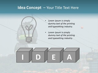 Urban Center Recreation PowerPoint Template