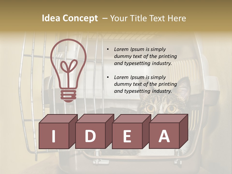 Transporter Security Box PowerPoint Template