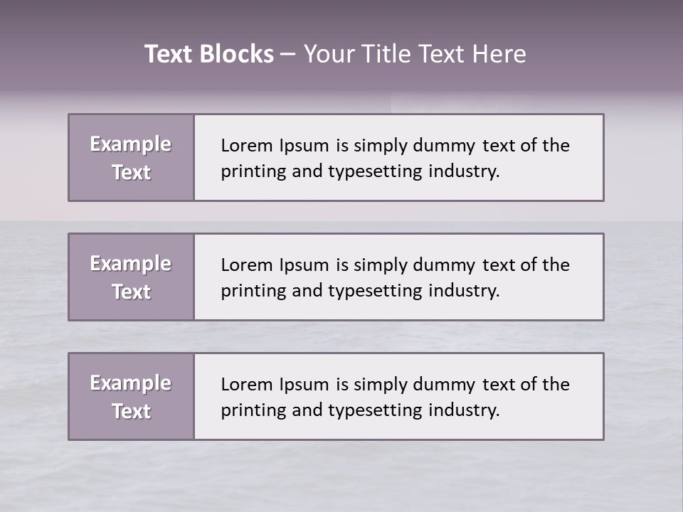 Dark Moonlight Ocean PowerPoint Template