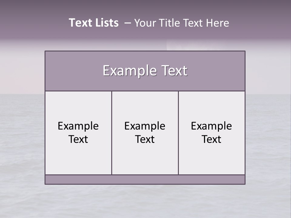 Dark Moonlight Ocean PowerPoint Template