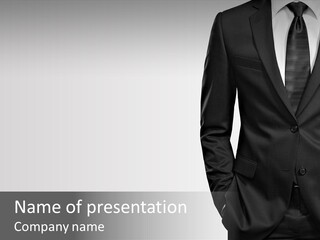 Elegance Shirt Formal Wear PowerPoint Template