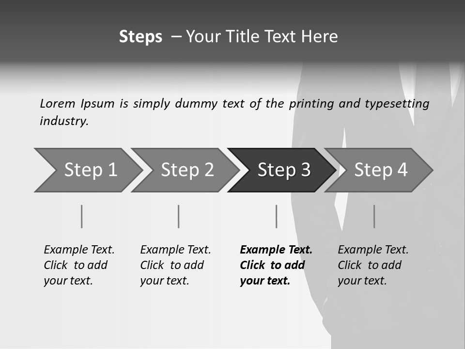 Elegance Shirt Formal Wear PowerPoint Template