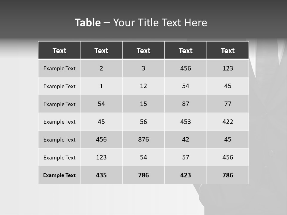 Elegance Shirt Formal Wear PowerPoint Template