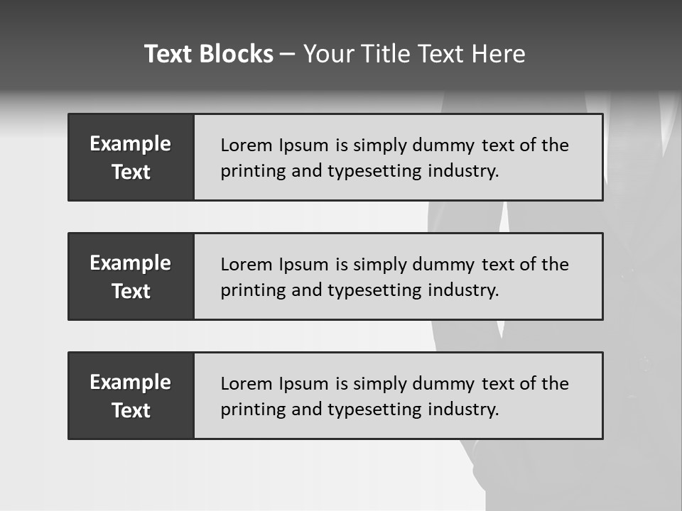 Elegance Shirt Formal Wear PowerPoint Template