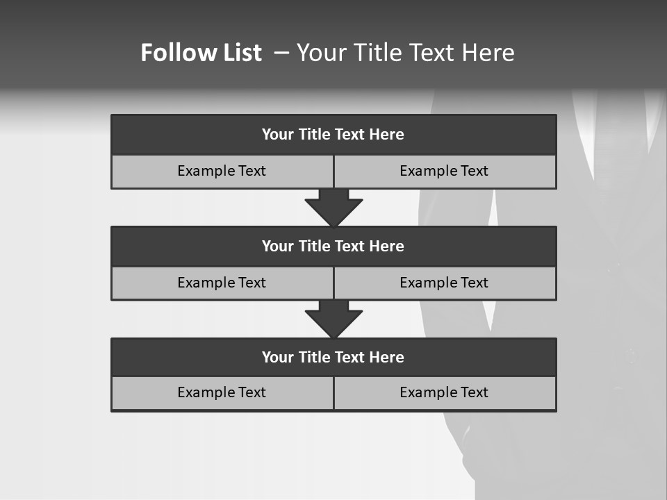 Elegance Shirt Formal Wear PowerPoint Template