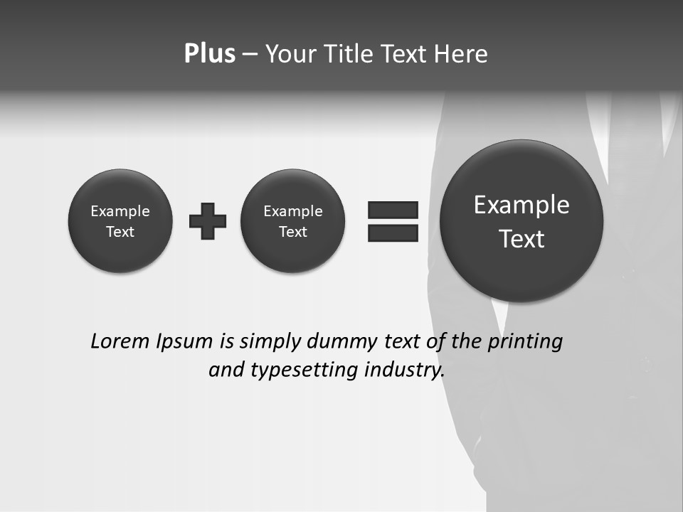 Elegance Shirt Formal Wear PowerPoint Template