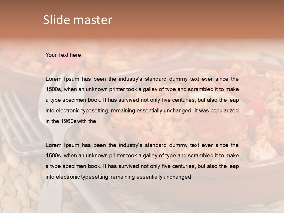 Style Meal Rustic PowerPoint Template