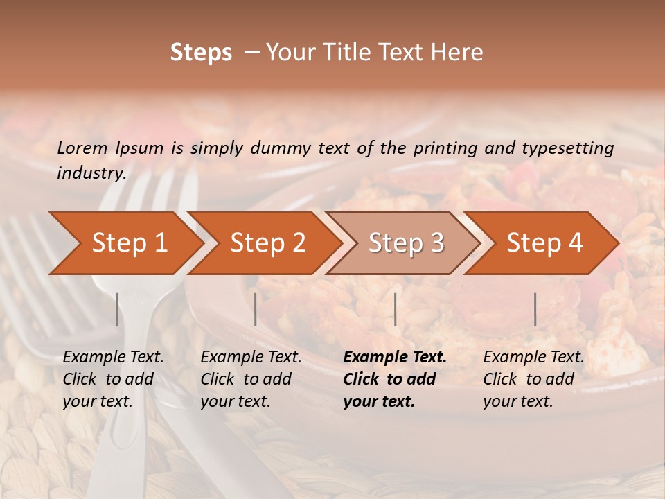 Style Meal Rustic PowerPoint Template