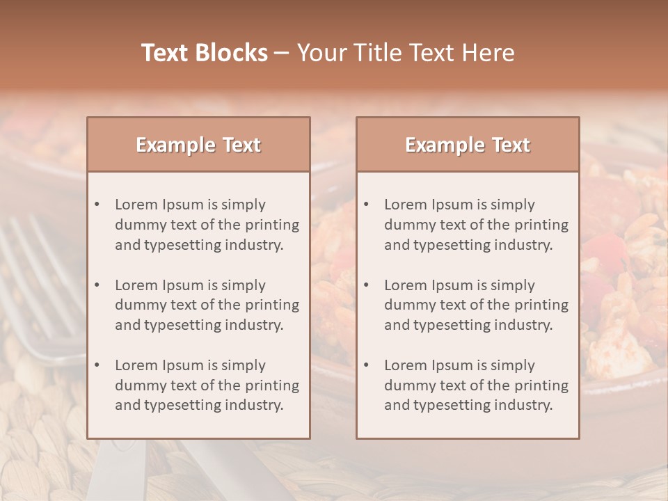 Style Meal Rustic PowerPoint Template