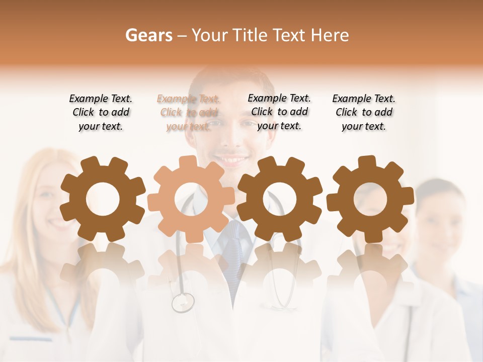 A Group Of Doctors Standing In Front Of A Whiteboard PowerPoint Template