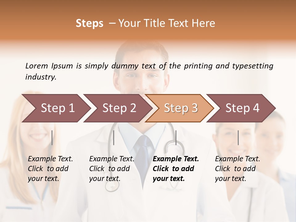 A Group Of Doctors Standing In Front Of A Whiteboard PowerPoint Template