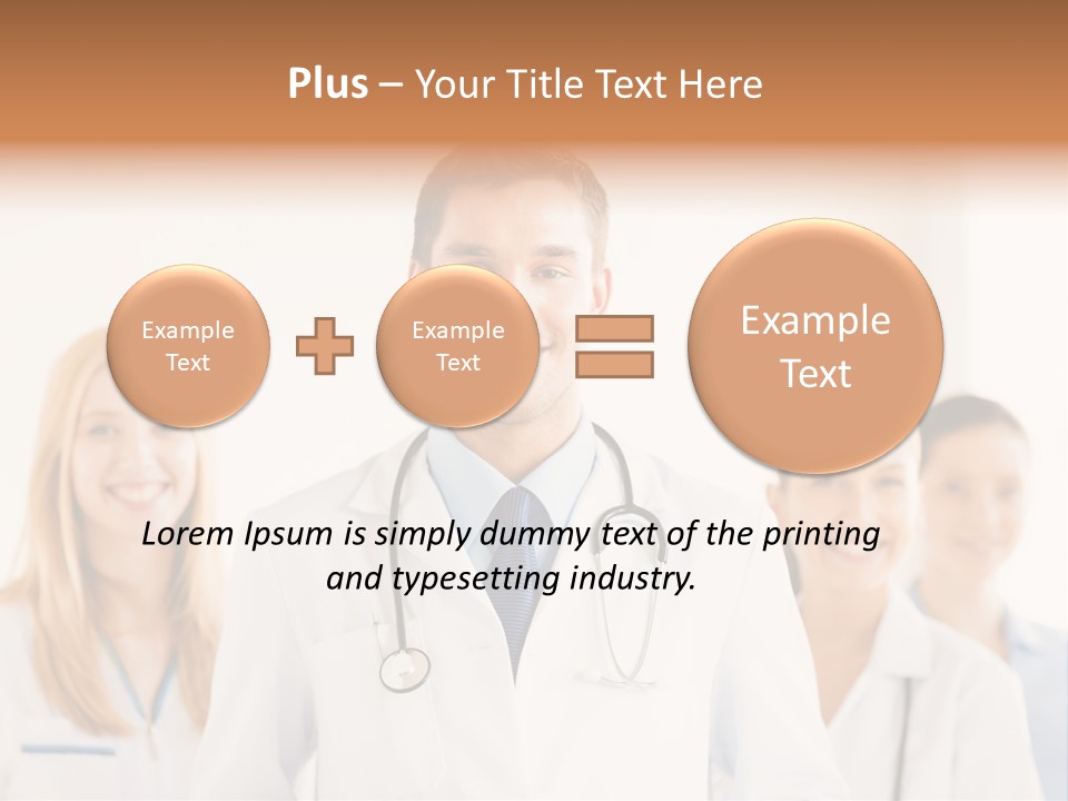 A Group Of Doctors Standing In Front Of A Whiteboard PowerPoint Template