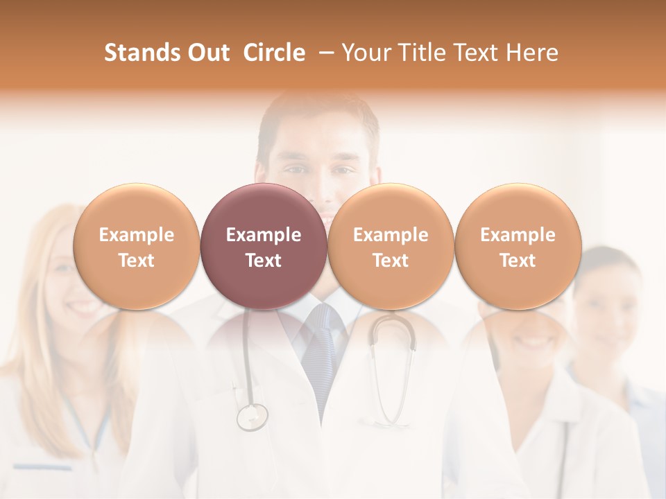 A Group Of Doctors Standing In Front Of A Whiteboard PowerPoint Template