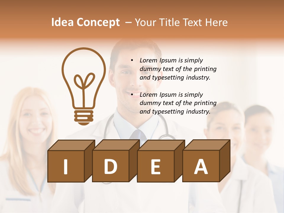 A Group Of Doctors Standing In Front Of A Whiteboard PowerPoint Template