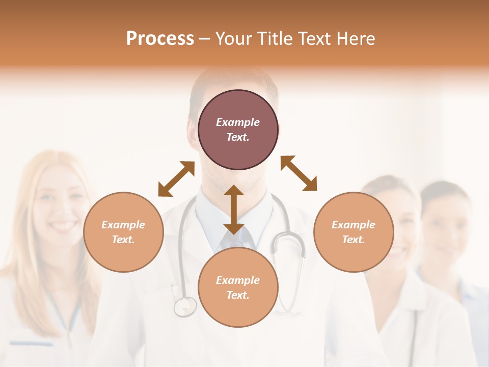A Group Of Doctors Standing In Front Of A Whiteboard PowerPoint Template