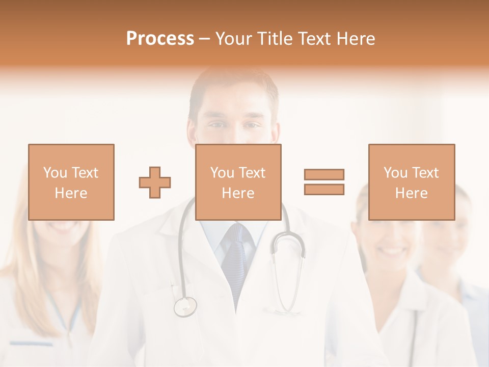 A Group Of Doctors Standing In Front Of A Whiteboard PowerPoint Template