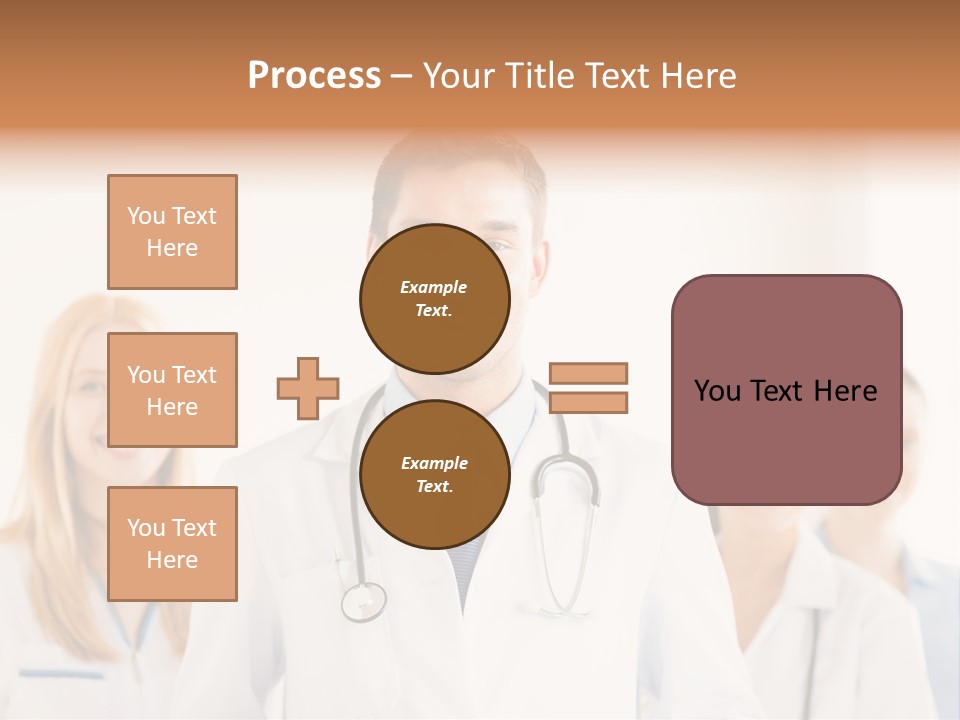 A Group Of Doctors Standing In Front Of A Whiteboard PowerPoint Template
