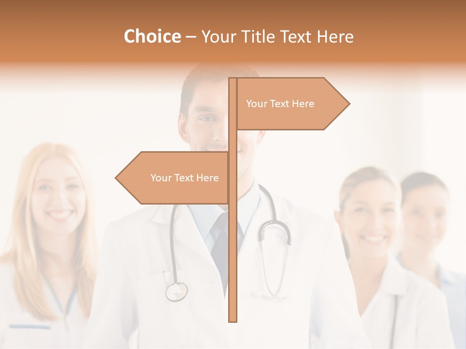 A Group Of Doctors Standing In Front Of A Whiteboard PowerPoint Template