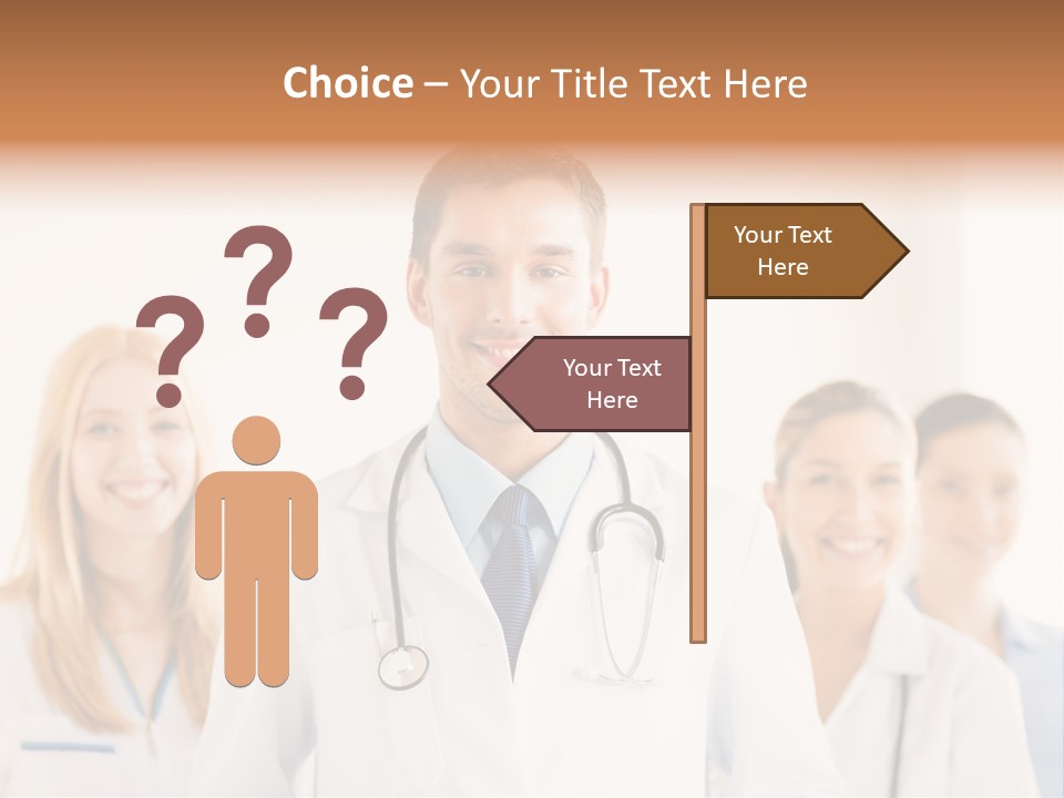 A Group Of Doctors Standing In Front Of A Whiteboard PowerPoint Template