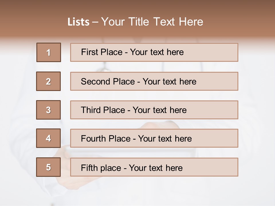 Man Clinic Hospital PowerPoint Template
