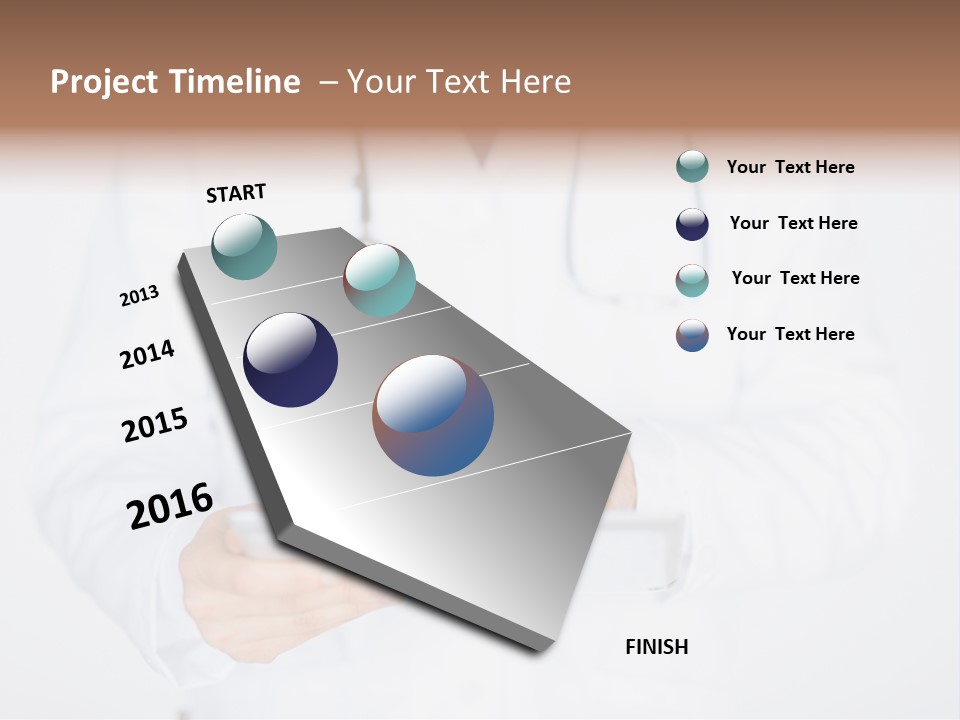 Man Clinic Hospital PowerPoint Template