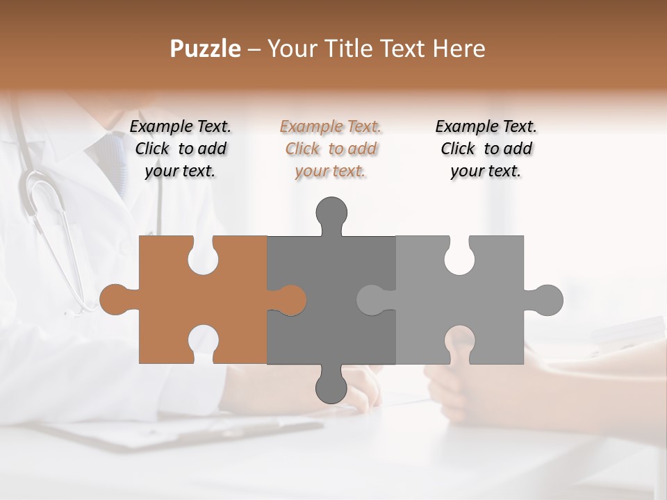 Man Clinic Hospital PowerPoint Template