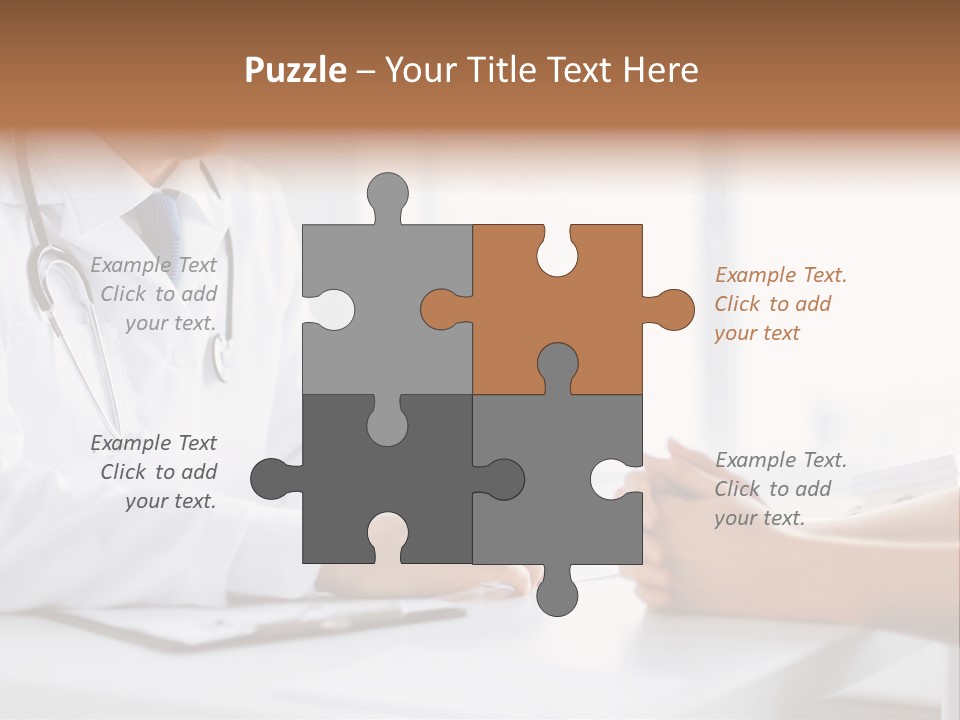 Man Clinic Hospital PowerPoint Template