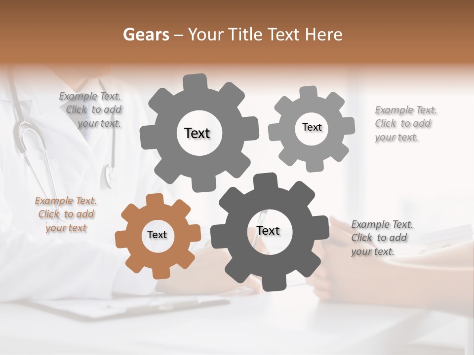 Man Clinic Hospital PowerPoint Template