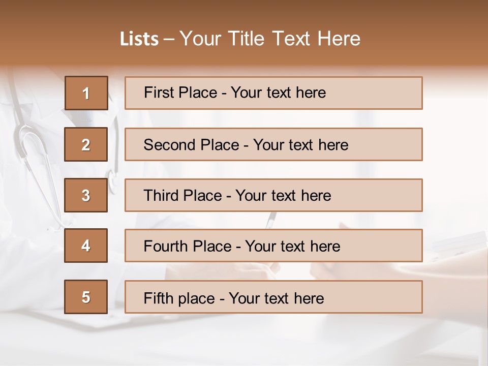 Man Clinic Hospital PowerPoint Template