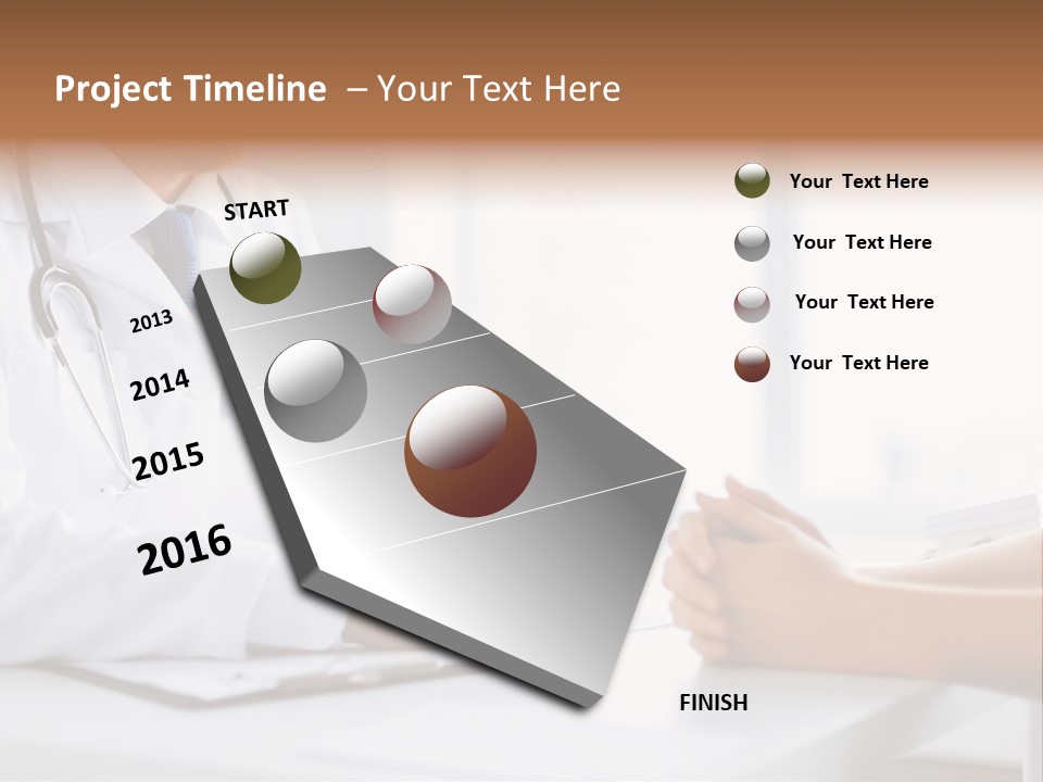 Man Clinic Hospital PowerPoint Template