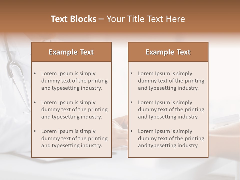 Man Clinic Hospital PowerPoint Template