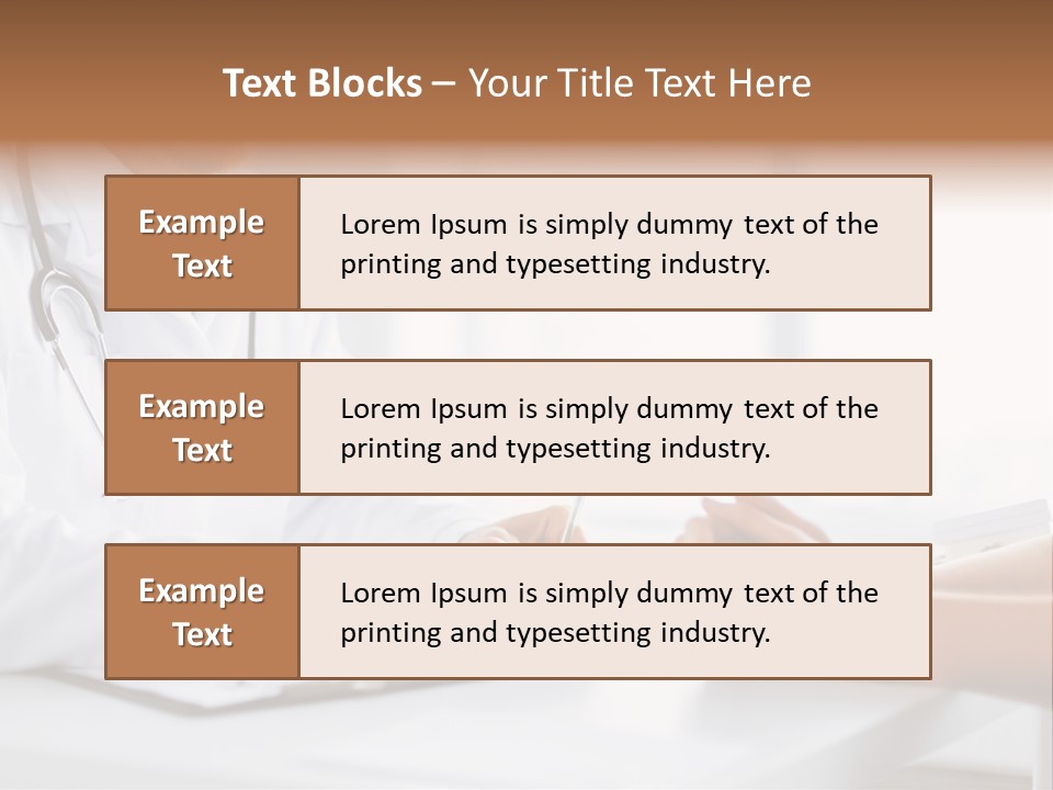 Man Clinic Hospital PowerPoint Template