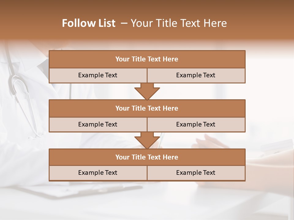 Man Clinic Hospital PowerPoint Template