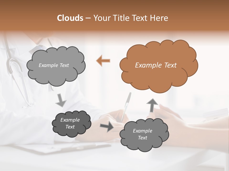 Man Clinic Hospital PowerPoint Template