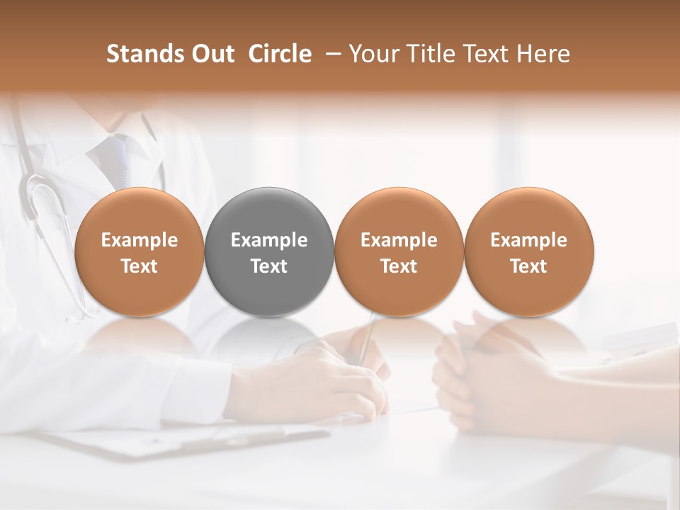 Man Clinic Hospital PowerPoint Template