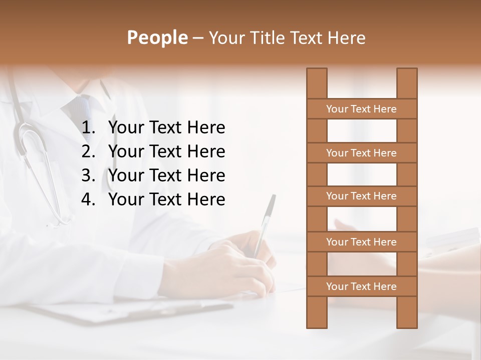 Man Clinic Hospital PowerPoint Template