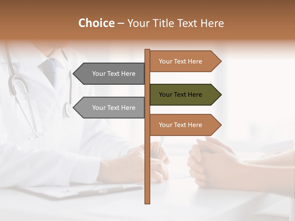 Man Clinic Hospital PowerPoint Template